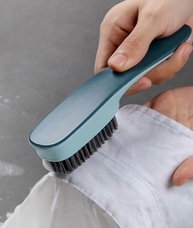 Escova de Sapato com Gancho Azul Marinho - Limpeza Fácil e Prática para o Lar - imagem 2