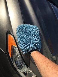 AllGuard Luva Microfibra Dupla Face para Lavagem de Carro + Sabonete VLUX - Limpeza Impecável Sem Riscos - imagem 3
