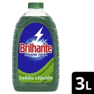 Brilhante Lava Roupas Líquido Higiene Total 3L - Limpeza Profunda com Enzimas e Bicarbonato - imagem 3