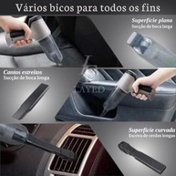 Aspirador de Pó Portátil LAYED Verde: Limpeza Compacta e Sem Fio para Casa e Carro - imagem 5