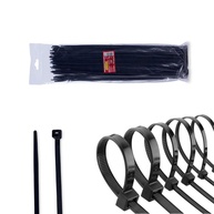 Abraçadeira de Nylon Force Line 4.8mm x 400mm Preta - Pacote com 100 Unidades - imagem 1