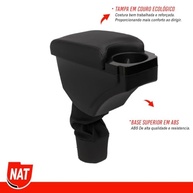Apoio de Braço Duster e Oroch 2011-2020 EPC com Porta Copo - Preto com Linha Preta - imagem 4