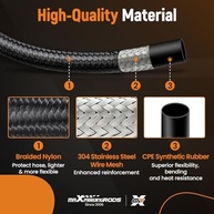 Kit Linha de Combustível 12AN maXpeedingrods: Mangueira Trançada Nylon e Conexões de Alta Performance - imagem 5