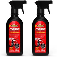 KIT 2 Ceras Cristalizadoras Líquidas Pro Auto com Carnaúba: Brilho Espelhado e Proteção UV - imagem 1