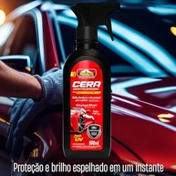 KIT 2 Ceras Cristalizadoras Líquidas Pro Auto com Carnaúba: Brilho Espelhado e Proteção UV - imagem 5