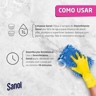 Sanol Desinfetante Líquido Infusão de Rosas 2L - Limpeza e Fragrância Premium - imagem 5