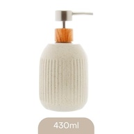 Porta Sabonete Líquido de Cerâmica Granilite Lines Branco 430ml - Design Moderno e Funcional - imagem 5