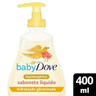 Baby Dove Sabonete Líquido Hidratação Glicerinada 400ml - Fórmula Suave para Pele Sensível do Bebê - imagem 3