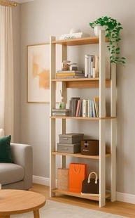 Organizador Estante Livreiro Estilo Industrial - Prateleira Versátil para Decoração e Armazenamento - imagem 2