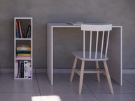 Estante para Livros Livreiro Branca – Organizador Moderno Compmóvel com Design Durável - imagem 3