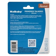 KaBaby Primeiros Talheres de Silicone Azul - Seguros, Ergonômicos e Livres de BPA - imagem 5