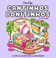Cantinhos Bonitinhos (Cozy Corner) - Livro de Colorir Coco Wyo para Relaxar e Criar - imagem 1