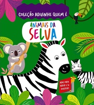 Livro Infantil Adivinhe Quem É? Animais da Selva - Diversão e Aprendizado - imagem 1