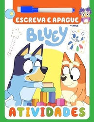 Bluey Livro Atividades Escreva e Apague: Diversão Interativa para Crianças - imagem 2