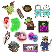 Livro de Colorir Bob Cute: Terror Fofo com Adesivos Exclusivos - imagem 5