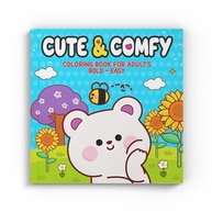 Livro de Colorir Cute & Comfy para Adultos: Relaxamento e Criatividade com Ilustrações Fáceis - imagem 4