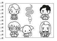 Livro de Colorir Harry Potter - Comfy and Cozy: Sua Jornada Mágica de Relaxamento - imagem 5