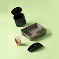 Lixeira com Tampa para Pia 4L - Design Compacto e Resistente | Coza - imagem 4
