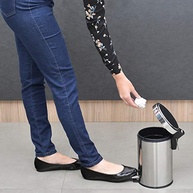 Lixeira com Pedal 3L em Aço Inox Polido - Tramontina Brasil - imagem 3