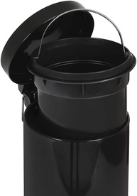 Conjunto Lixeira e Escova Sanitária Inox Preto 3L - Moderno e Resistente - imagem 3