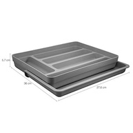 Organizador de Talheres com Extensor Ajustável - Linha Logic Chumbo - imagem 4