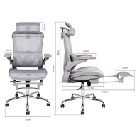 YESOP Cadeira Ergonômica Premium com Malha Respirável e Apoio Lombar Ajustável - Conforto Total para Trabalho e Lazer - imagem 3