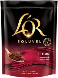 CAFÉ LOR SOLÚVEL ULTIMO POUCH 24X40G - imagem 1