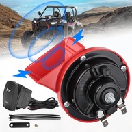 Kit Buzina UTV Kemimoto Loud Universal 12V com Interruptor Vermelho - Compatível Polaris RZR, Can Am e Mais! - imagem 1