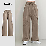 Lovito Calça Casual Lisa – Conforto e Estilo para o Dia a Dia - imagem 1