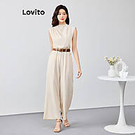 Lovito Macacão Plissado: Conforto e Estilo para Mulheres - imagem 1