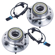 Conjunto Cubo e Rolamento Roda Dianteira Hummer H3 2006-2008 AUQDD (Par) - 6 Lug W/ABS - imagem 2