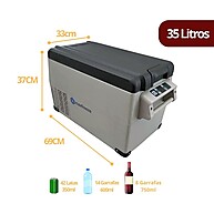 Geladeira Portátil 35L: Sua Refeição Fresca em Qualquer Lugar! - imagem 2