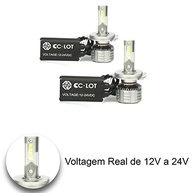 Kit Lâmpada Ultra LED CC-LOT Black Diamond H11 9000 Lumens 6000K com Canceller - Iluminação Premium - imagem 4