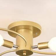 Lustre Pendente Nórdico de Ouro Antigo para Decoração Moderna - imagem 1