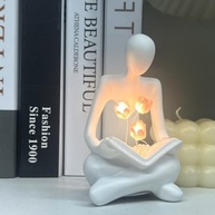 LIYAOLI Tulipa Luz Noturna Estética - Escultura Iluminada para Decoração de Mesa e Escritório - imagem 2