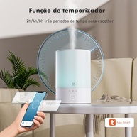 Umidificador de Ar Inteligente com Luz RGB e Controle por App - Difusor de Aromas 2.5L - imagem 5