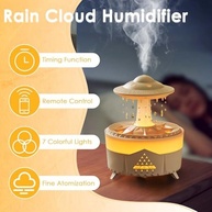 Umidificador de Nuvem de Chuva com Som Relaxante e Luz Noturna RGB - Difusor de Aroma com Controle Remoto - imagem 4