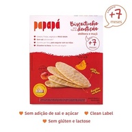 Papapá, Biscoito infantil para fase da dentição, Sabor Abóbora & Maçã, 36g, Vermelho - imagem 2