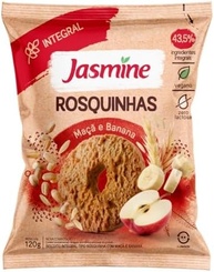 Jasmine Rosquinhas Maça e Banana Integral 120g - imagem 2