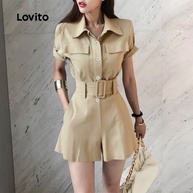 Macacão Feminino Lovito: Casual e Moderno - imagem 1