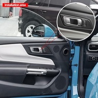 Adesivo Maçaneta Fibra de Carbono para Ford Mustang 2024-2025 | Proteção e Estilo Premium - imagem 4