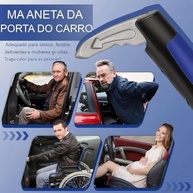 Alça de Apoio Auxiliar para Maçaneta de Carro: Segurança e Conforto para Idosos (Kit 2 Peças) - imagem 3