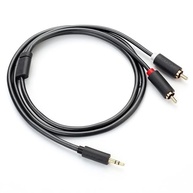 Cabo de Áudio Ugreen 3.5mm Macho para 2 RCA Macho 2 Metros: Som de Alta Fidelidade Conectado - imagem 5