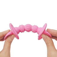 Colher de Silicone Nuby com Travas de Segurança Rosa - Segura, Macia e Ideal para Bebês - imagem 5