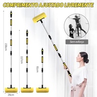Escova Retrátil para Lavagem de Carros 152CM - 4 Seções, Conexão Mangueira, Cerdas Macias - imagem 3