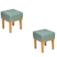 Kit 2 Puffs Apolo em Madeira Maciça - Estilo e Conforto para sua Sala de Estar - imagem 2
