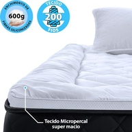 Pillow Top Casal Extra Macio Toque de Pluma em Fibra Siliconada 600g/m² | Conforto Superior e Durabilidade - imagem 4