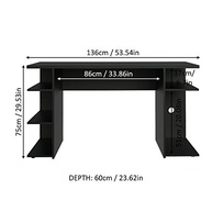 Mesa para Computador Gamer Madesa 9409 - Design Preto Moderno com Acabamento Premium - imagem 4