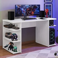 Mesa para Computador Gamer Escrivaninha 9409 Madesa - Design Moderno Branco - imagem 2
