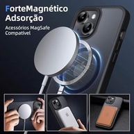 Capa Magnética Bemmy para iPhone 14: Compatível Mag-Safe, Proteção Militar e Design Premium - imagem 4